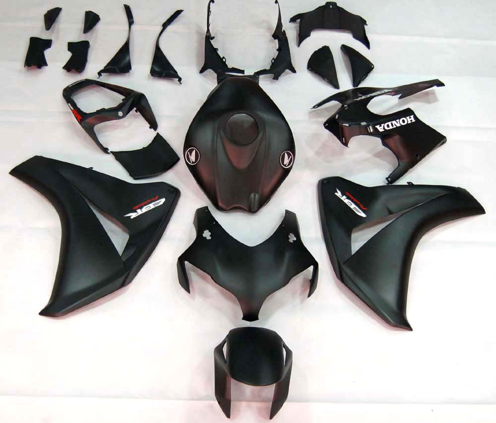 2008-2011 Honda CBR 1000 RR Amotopart Fairings Matte Black CBR Racing Customs Fairing