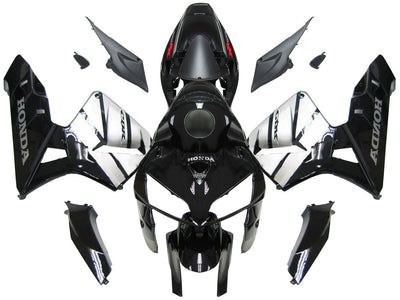 For CBR600RR 2005-2006 Bodywork Fairing Black ABS Injection Molded Plastics Set