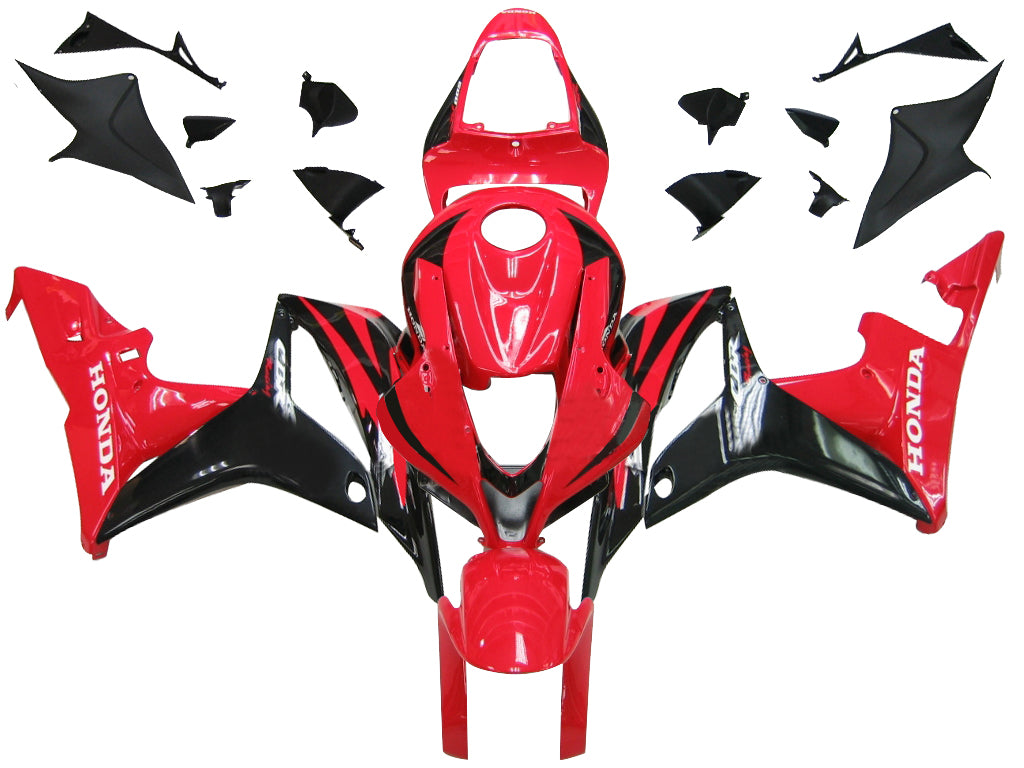 For CBR600RR 2007-2008 Bodywork Fairing Red ABS Injection Molded Plastics Set