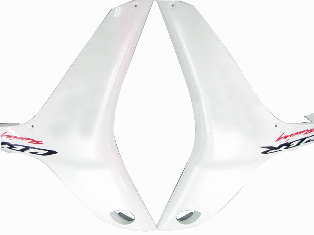 2007-2008 Honda CBR 600 RR Amotopart Fairings White CBR Racing Customs Fairing