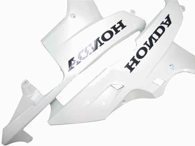 2007-2008 Honda CBR 600 RR Amotopart Fairings White CBR Racing Customs Fairing