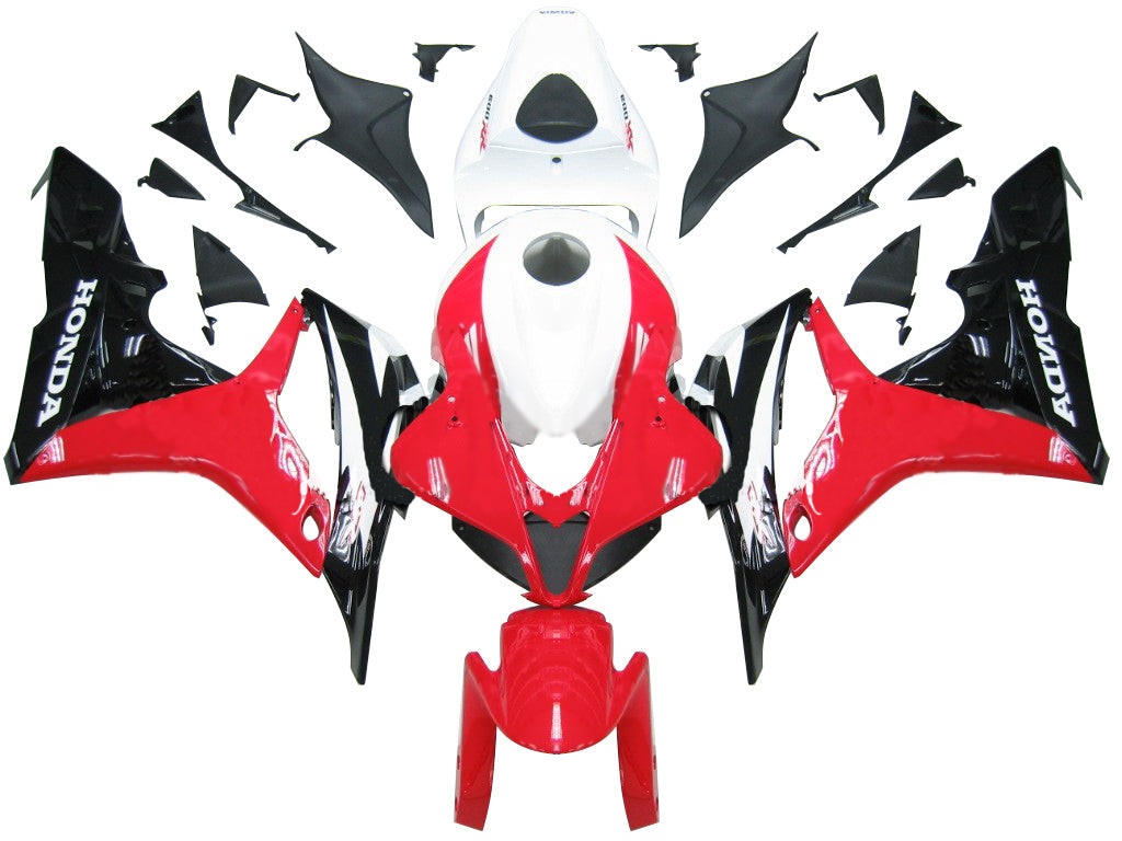 For CBR600RR 2007-2008 Bodywork Fairing Red ABS Injection Molded Plastics Set