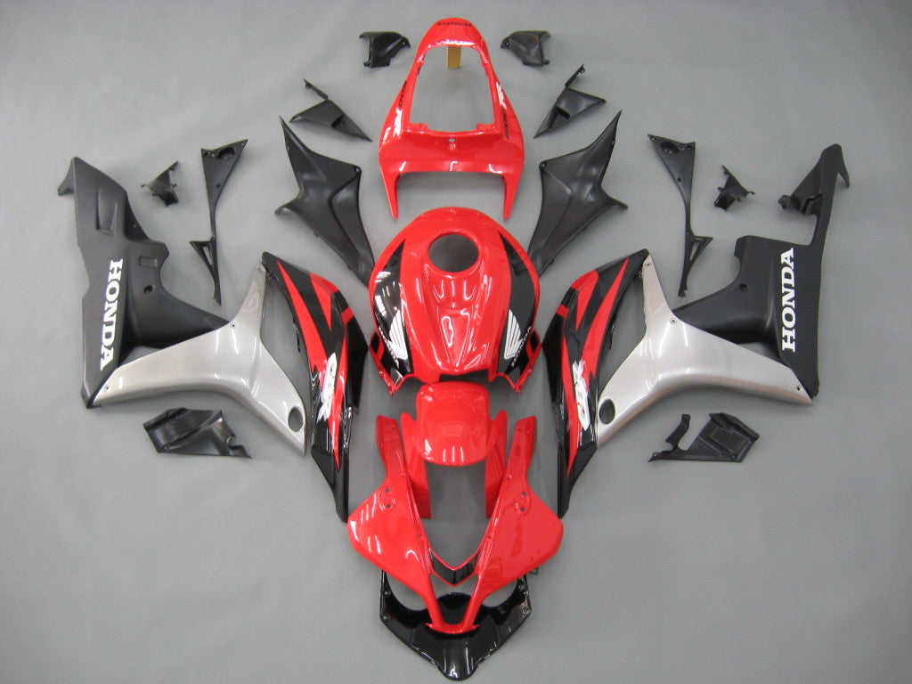 For CBR600RR 2007-2008 Bodywork Fairing Red ABS Injection Molded Plastics Set