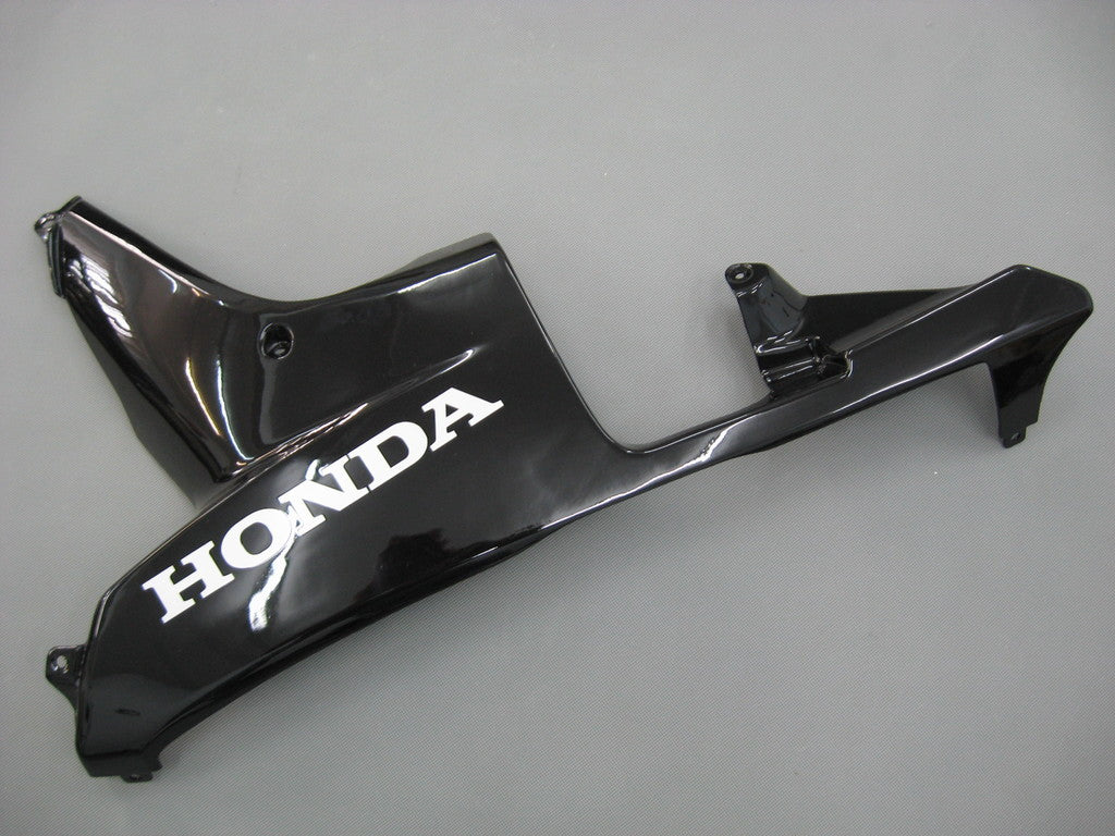 2007-2008 Honda CBR600 RR Amotopart Injection Fairing Kit Bodywork Black Plastic ABS #7