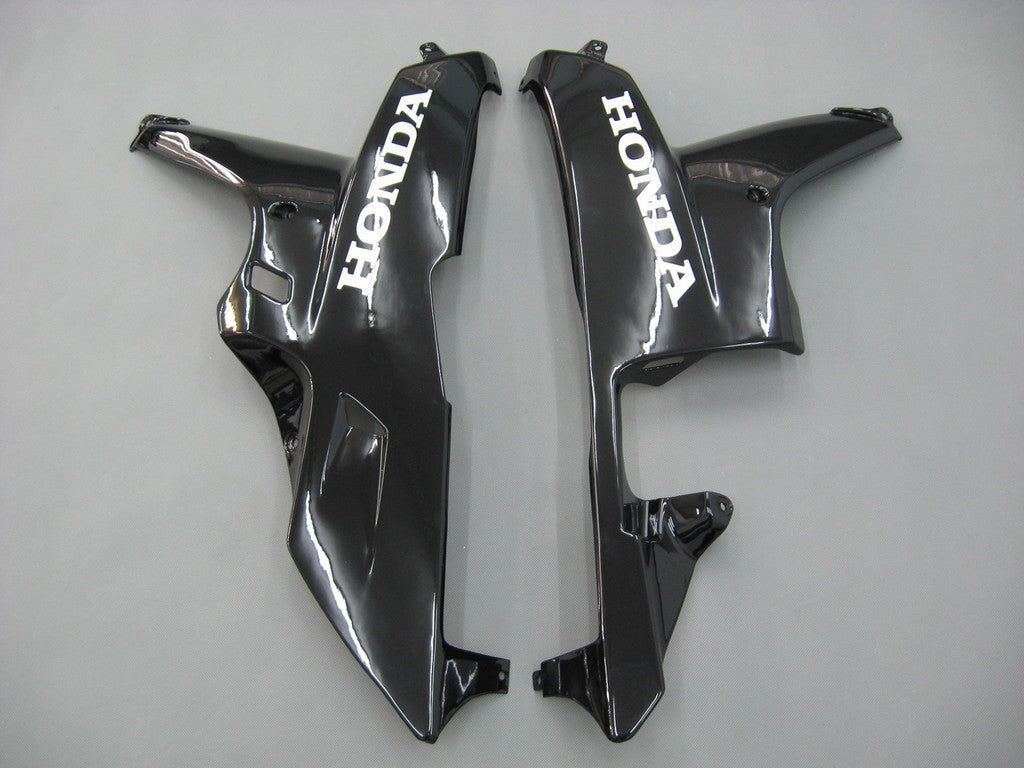 2007-2008 Honda CBR600 RR Amotopart Injection Fairing Kit Bodywork Black Plastic ABS #7