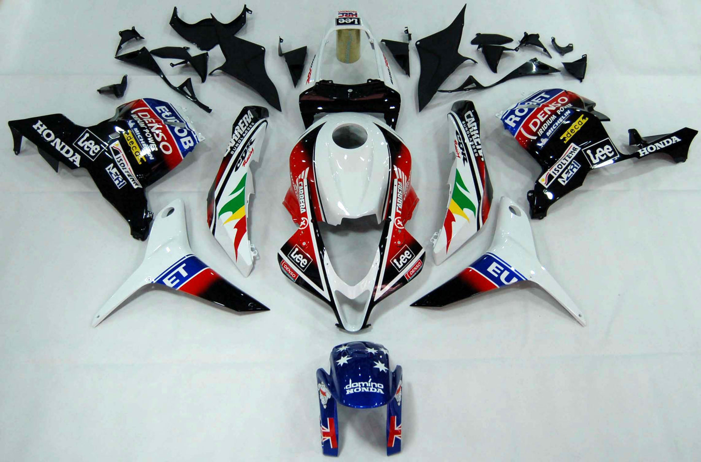 2009-2012 Honda CBR 600 RR Amotopart Fairings Multi-Color Eurobet Racing Customs Fairing