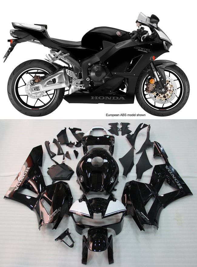 2013-2021 Honda CBR600RR Black CBR Racing Amotopart Fairings