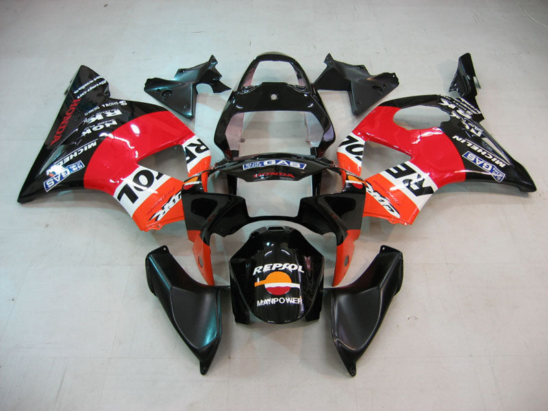 2002-2003 Honda CBR 954 RR Amotopart Fairings Black Repsol Honda Racing Customs Fairing