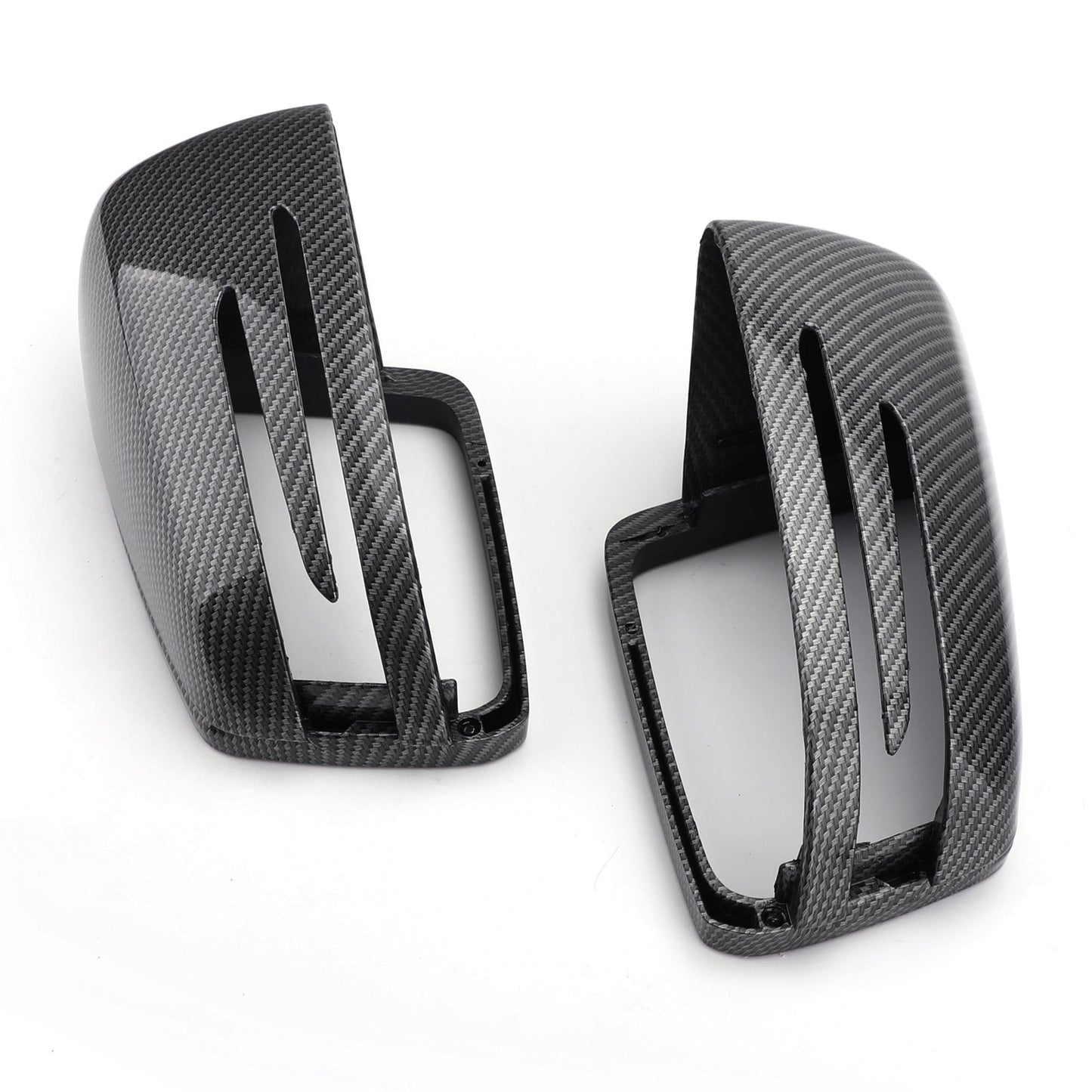 Carbon Fiber Rear View Side Mirror Cover Trim For Benz 2011-2018 Benz W212 W204