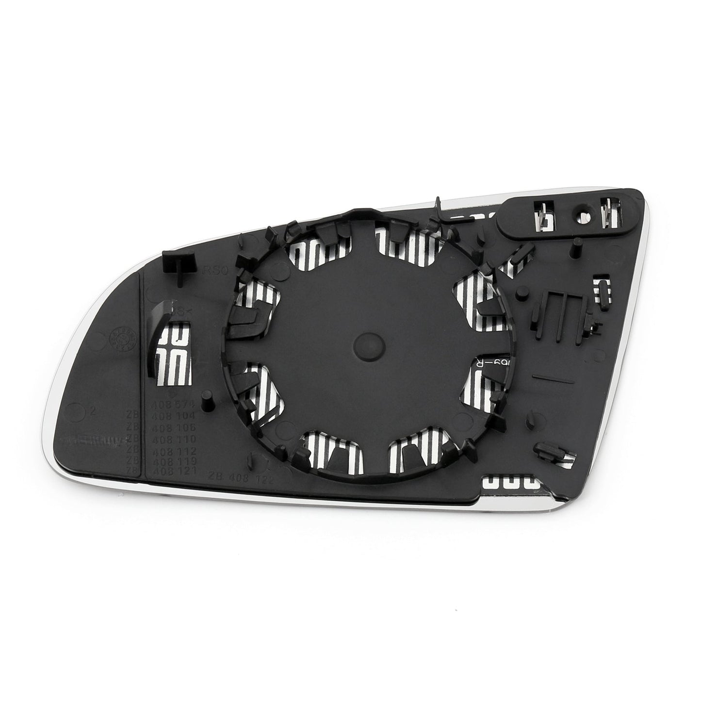 Front L&R Side Rearview Mirror Glass W/ Heated For AUDI A3 S3 A4 B6 B7 A6 S6 Generic