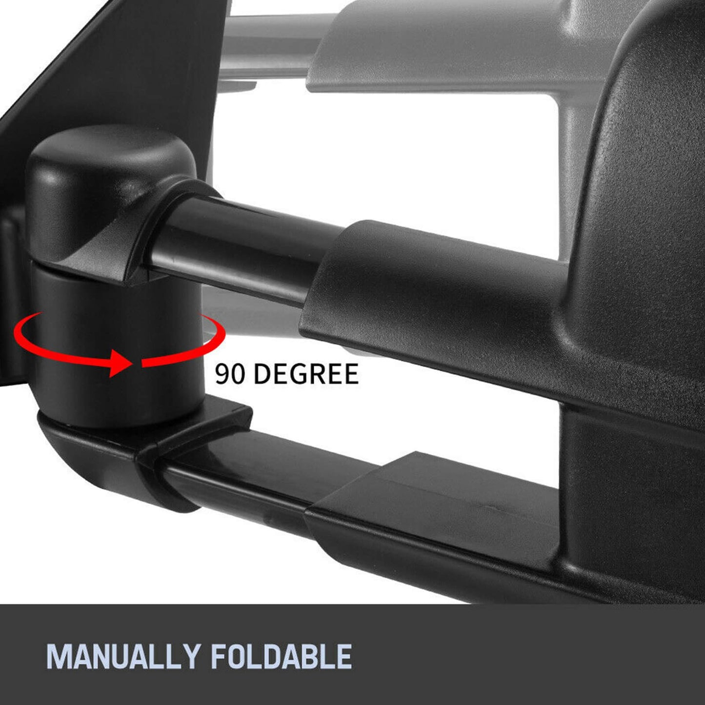 2012-ON Ford Ranger MK PX XL XLT XLS Wildtrak Extendable Towing Mirrors