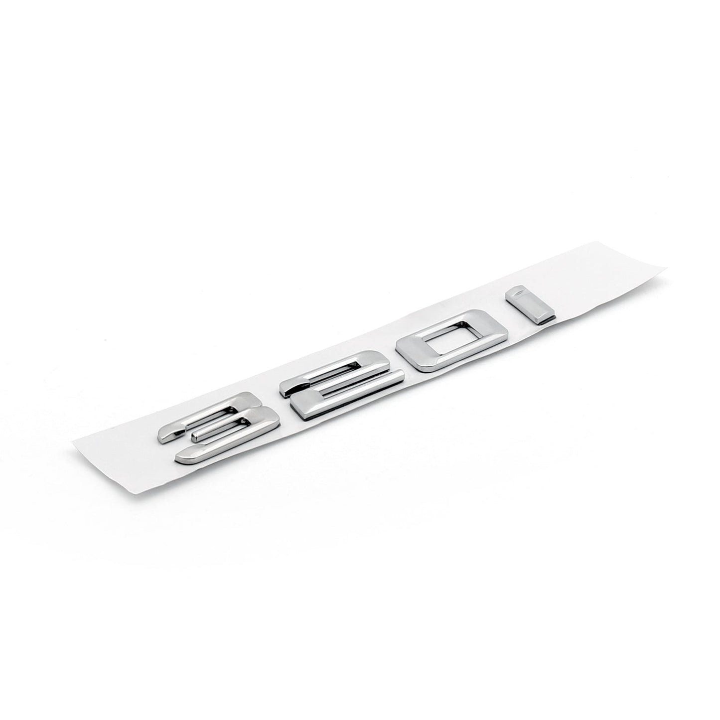 Car Rear Badge Emblem Metal 320i For BMW E21 E90 E46 E36 E30 F30 Saloon Chrome
