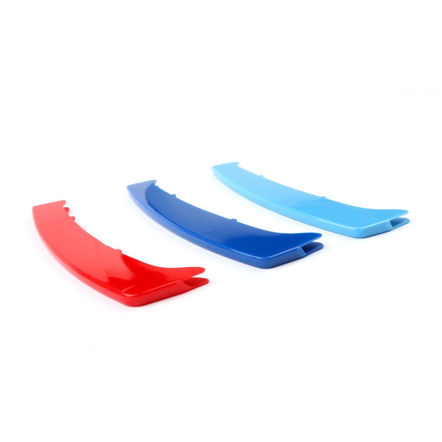 M Color Kidney Grille Bar Cover Stripe Clip Decal For BMW 1 Series E87 2004-2011