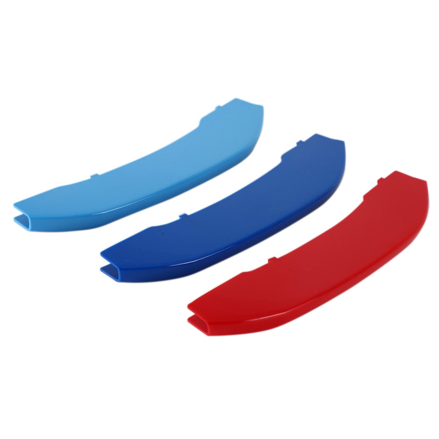 3x M Color Kidney Grille Bar Cover Decal Stripe Clips Cover For BMW X3 G01 2018