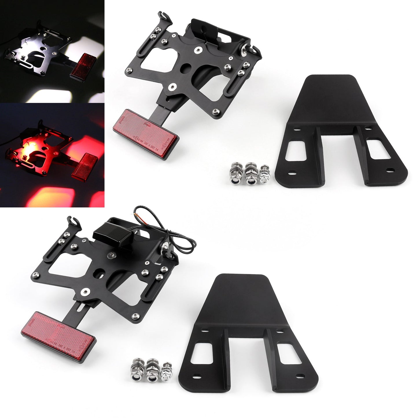 Fender Eliminator Kit License Plate Frame For Yamaha YZF R3 R25 2015-2016 New