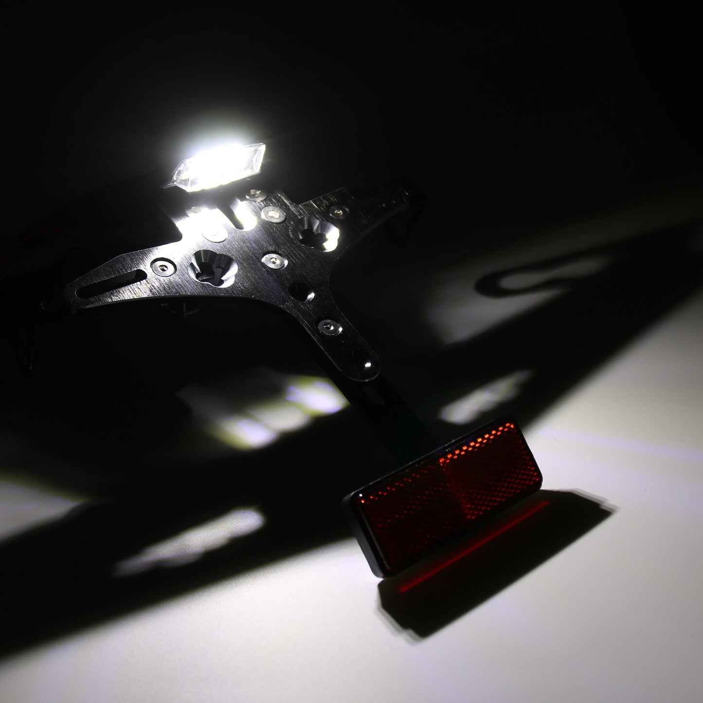Fender Eliminator License Plate Mount Holder With LED For BMW S1000 RR 09-2016