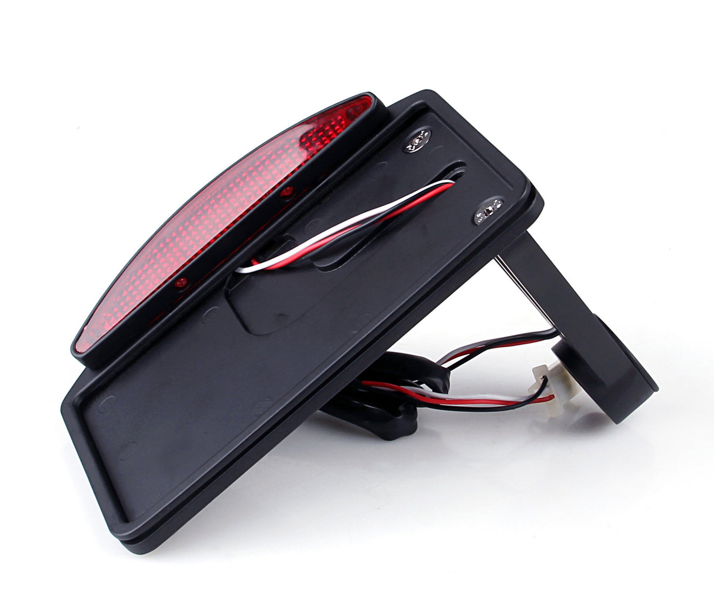 Side Mount License Plate LED Tail Brake Light For Harley Customs Choppers Generic