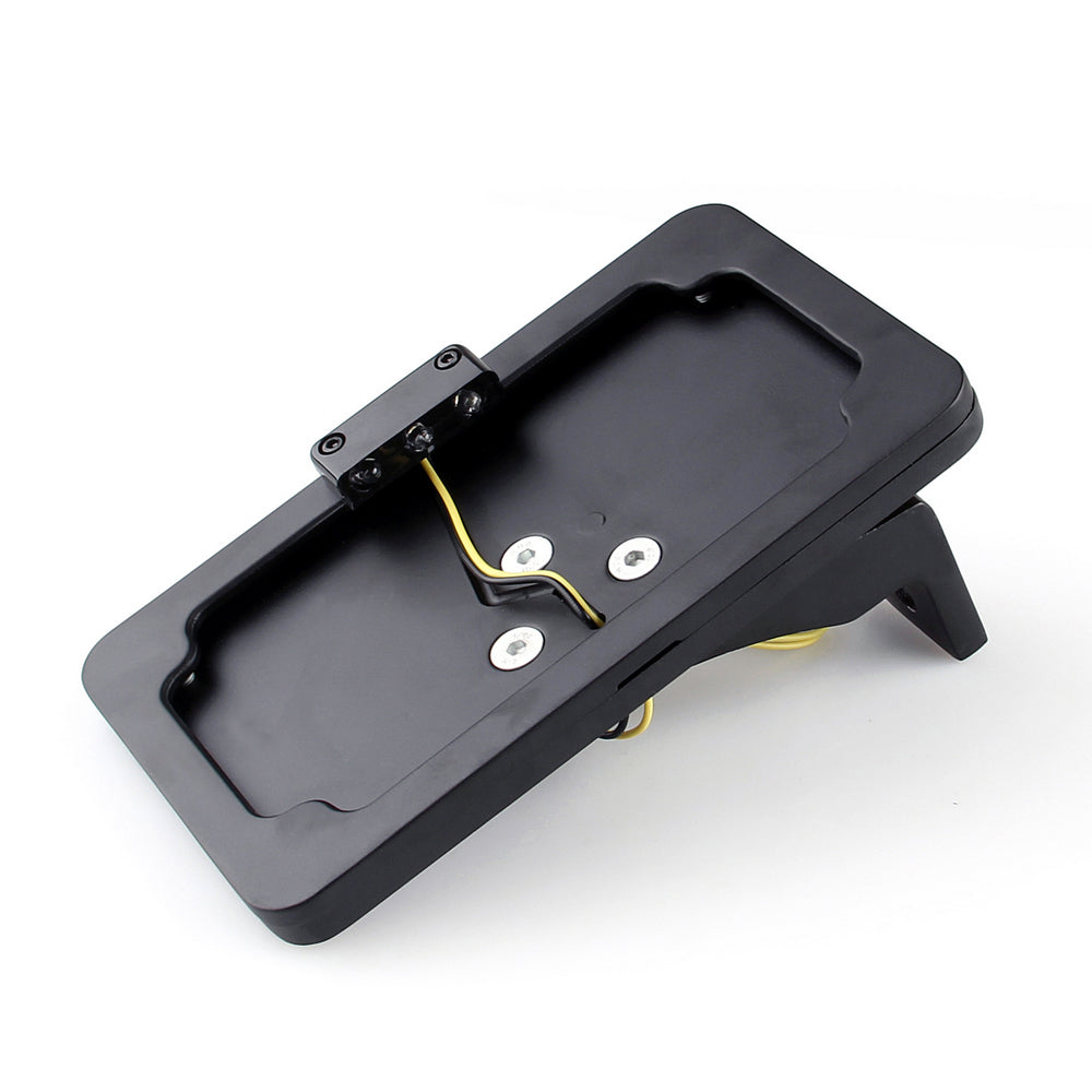 LED Footpeg Peg Mounted License Plate Bracket R1 R6 For Honda CBR 600 F4i 954RR