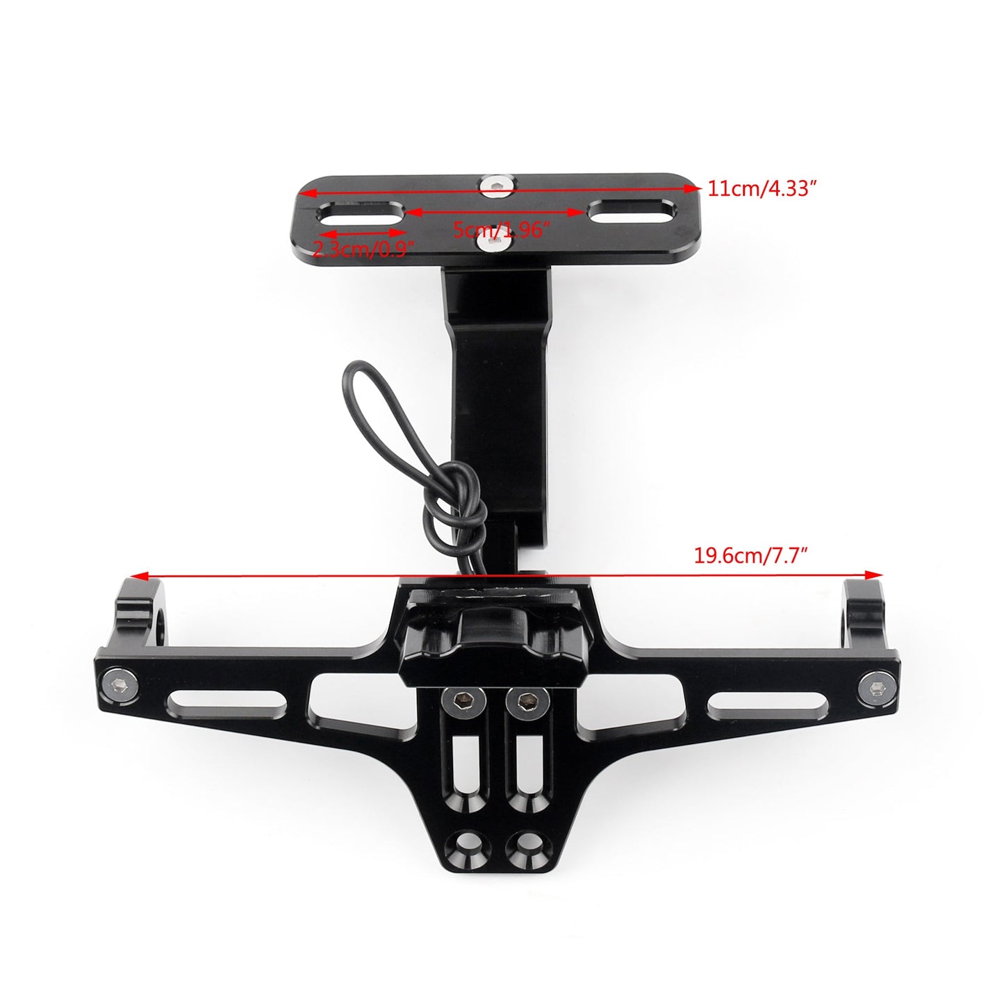 CNC License Plate Holder Bracket Fender Eliminator For Yamaha BWS R25 R3 MSX Generic