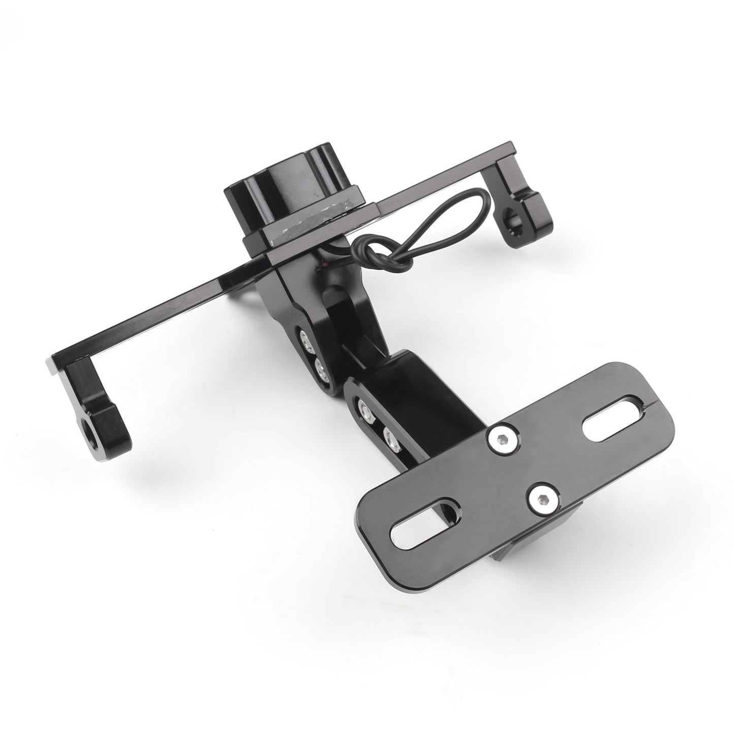 CNC License Plate Holder Bracket Fender Eliminator For Yamaha BWS R25 R3 MSX Generic