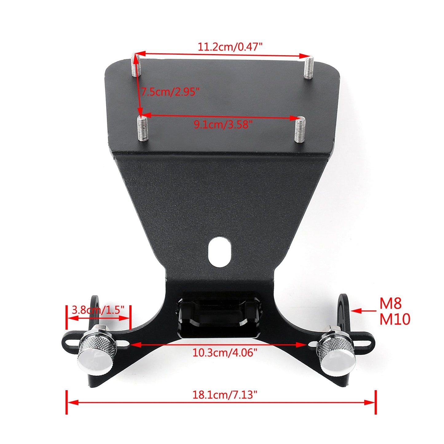 Motorcycle Aluminium Black License Plate Bracket For Yamaha R3/R25/MT-03/MT-25