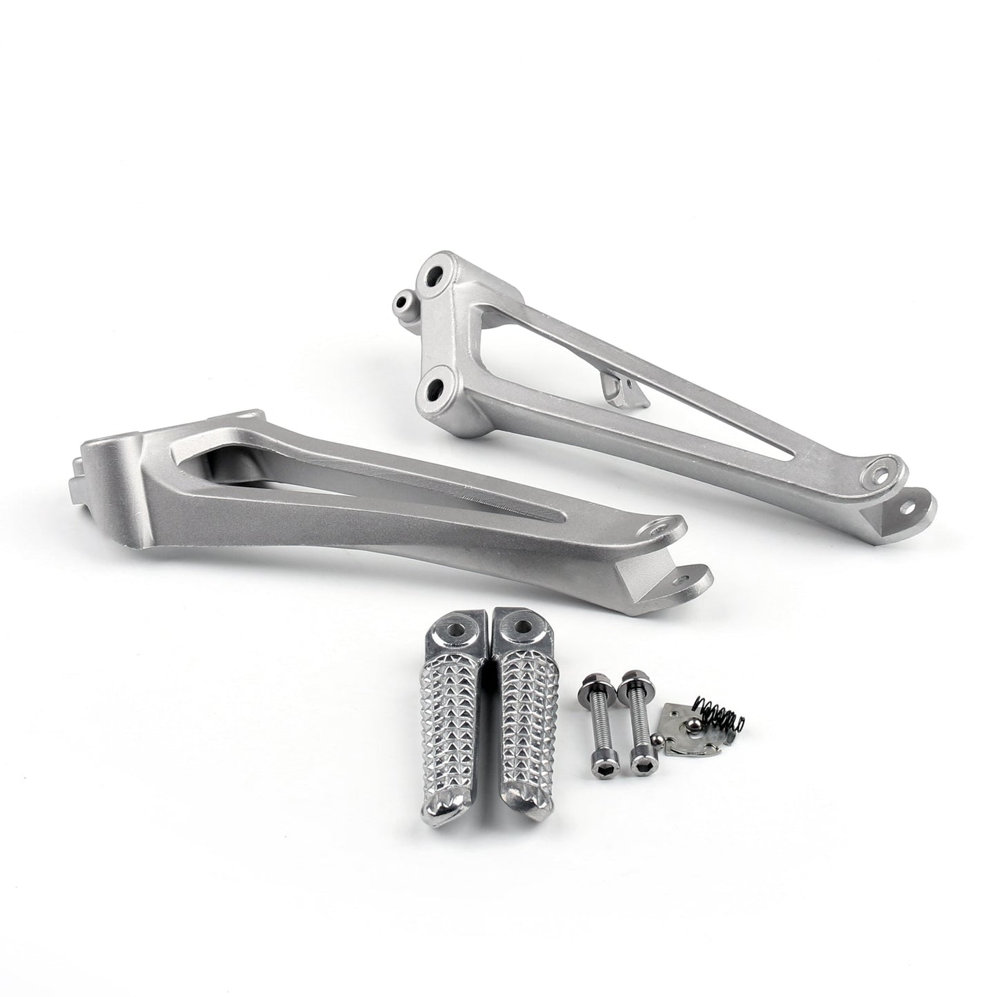 Rear Passenger Foot Pegs Footrest Brackets For YAMAHA 2009-2011 YZF R1 Black
