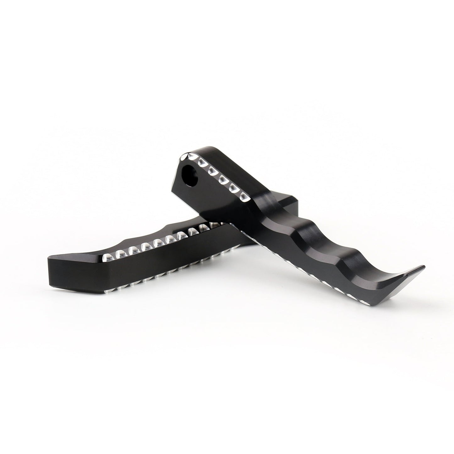 Rear Passenger Footrest Foot pegs For Suzuki GSXR 1300 Hayabusa 2008-2015 Black