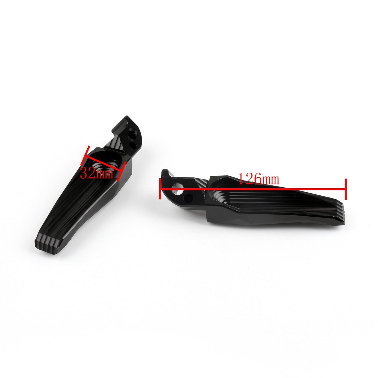 CNC Rear Foot Pegs Pedal For Yamaha TMAX500 TMAX 530 XP530 XP500 MT07 MT09 Black
