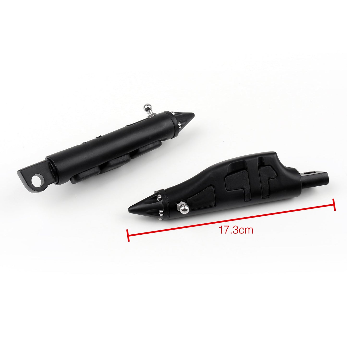 4475 Stiletto Pegs Footpegs For Harley Softail Sportster Dyna Glide Fat Boy BLK
