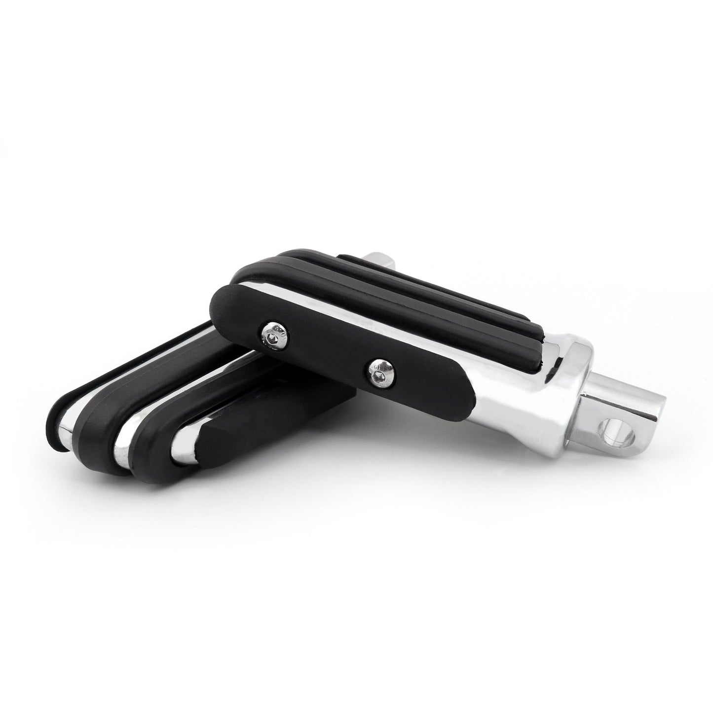 Skidproof Foot Pegs Footrests For Harley Dyna Street Electra Glide Touring CHR