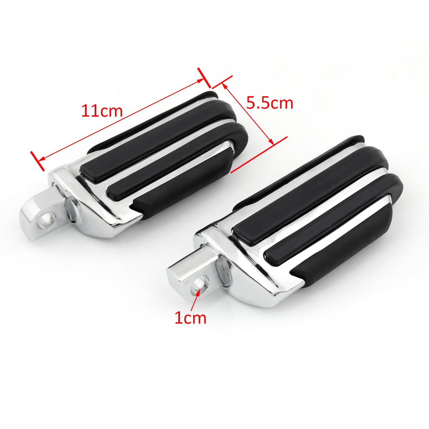 Skidproof Foot Pegs Footrests For Harley Dyna Street Electra Glide Touring CHR