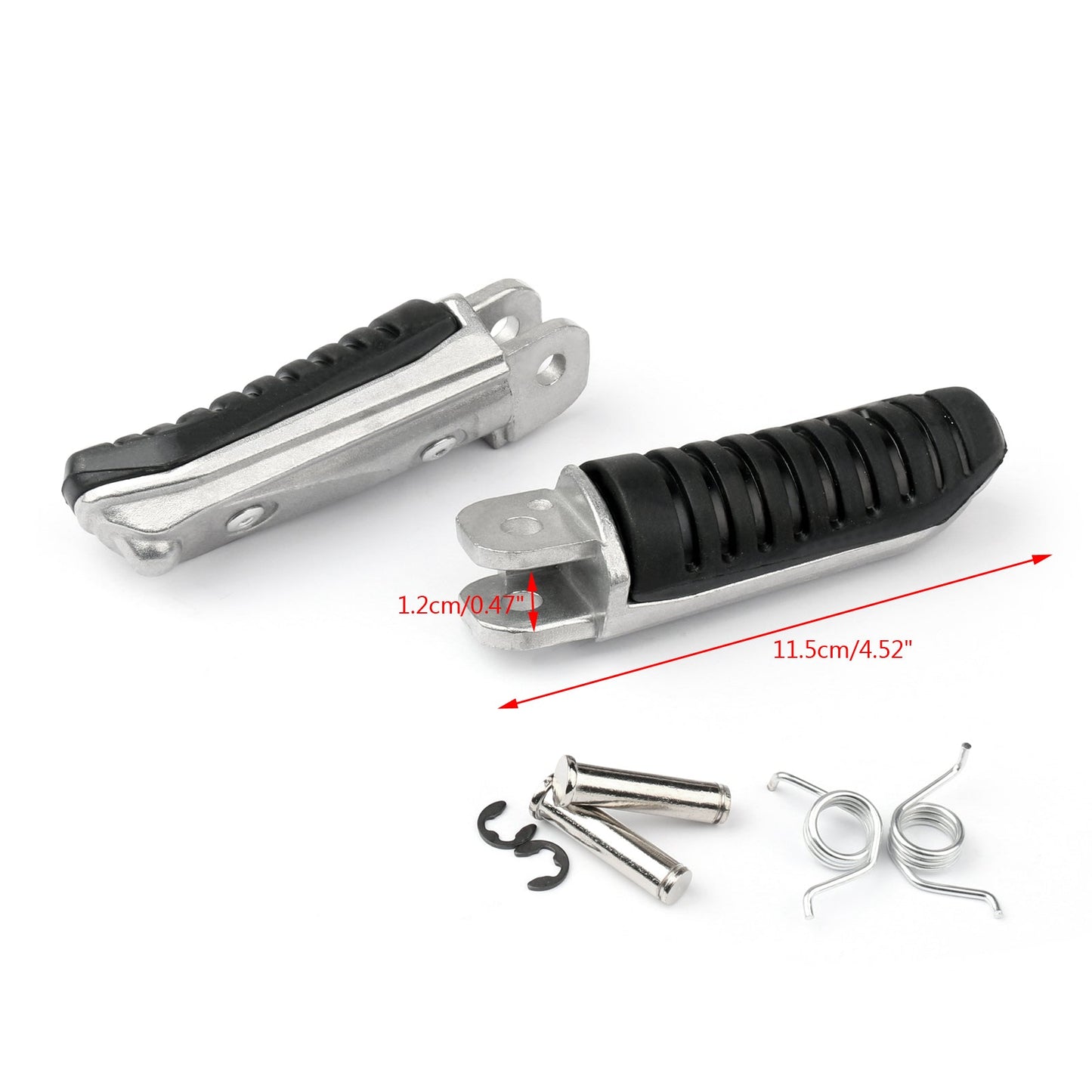 Front Footrest Pedals Foot Pegs For Suzuki GSXR600 GSX-R GSX 750 1000 GSF600 Generic