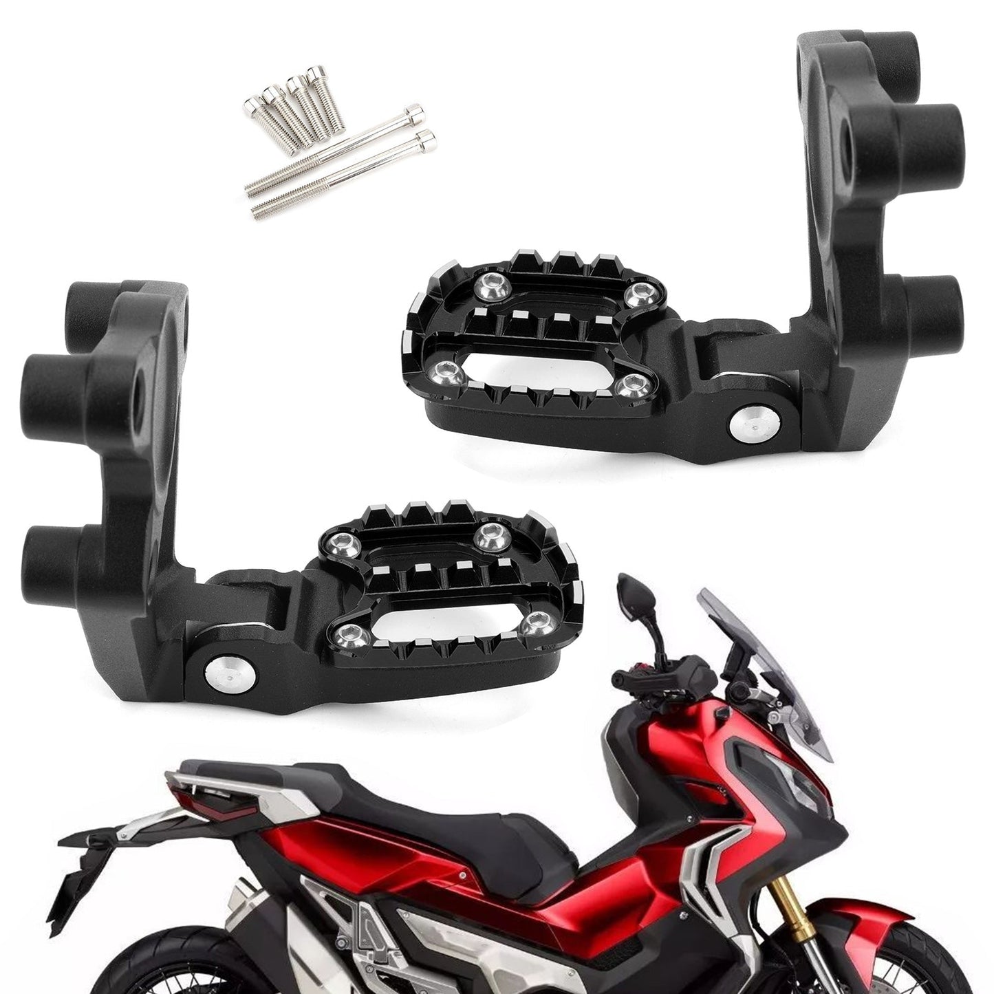 2017-2018 Honda X-ADV 750 Motorcycle Folding Footrests Foot Pegs Rear Pedals