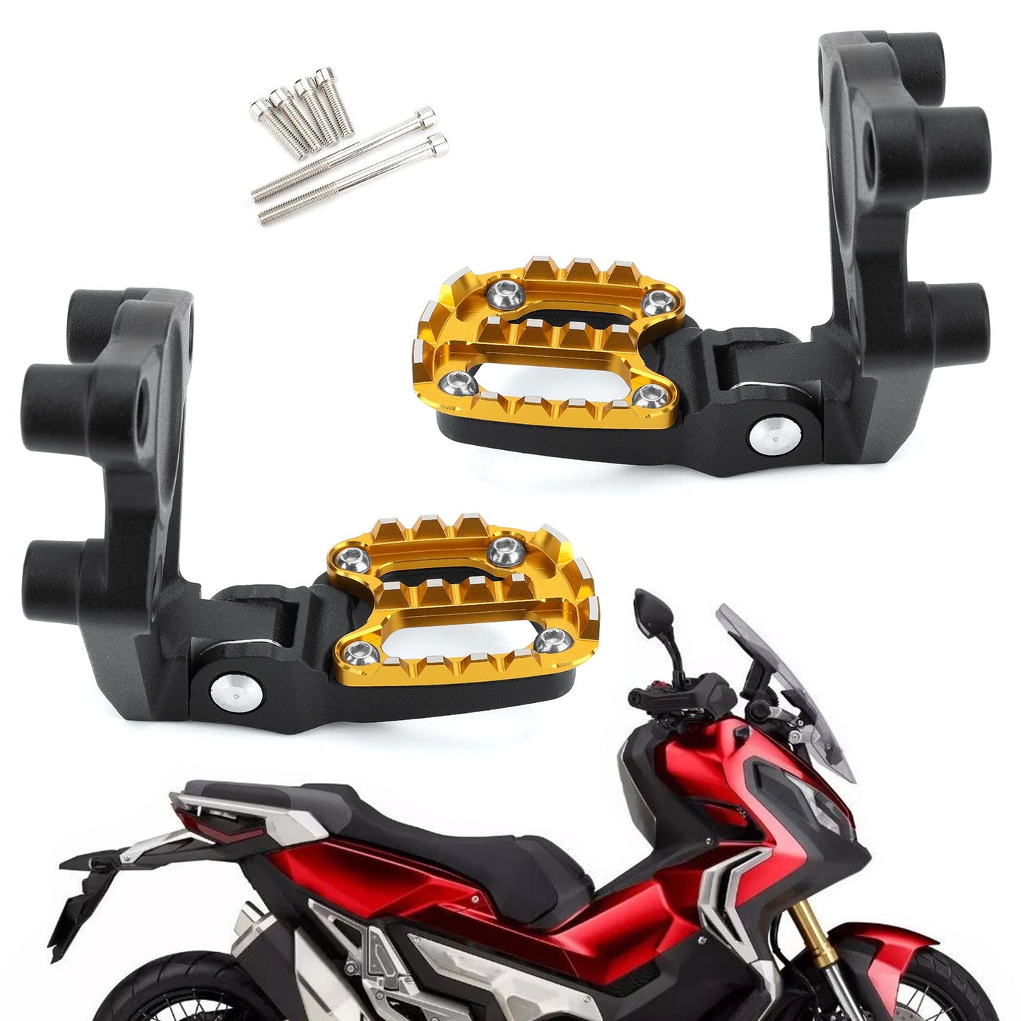 2017-2018 Honda X-ADV 750 Motorcycle Folding Footrests Foot Pegs Rear Pedals