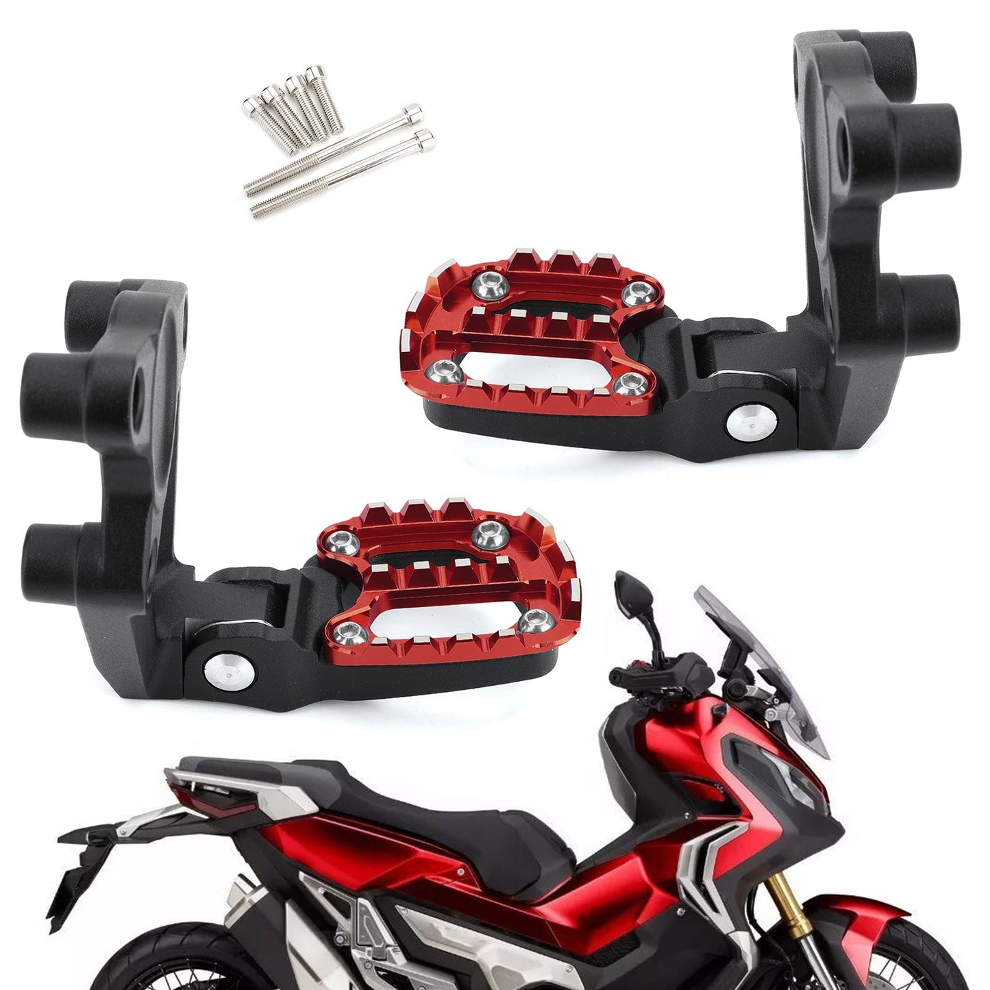 2017-2018 Honda X-ADV 750 Motorcycle Folding Footrests Foot Pegs Rear Pedals