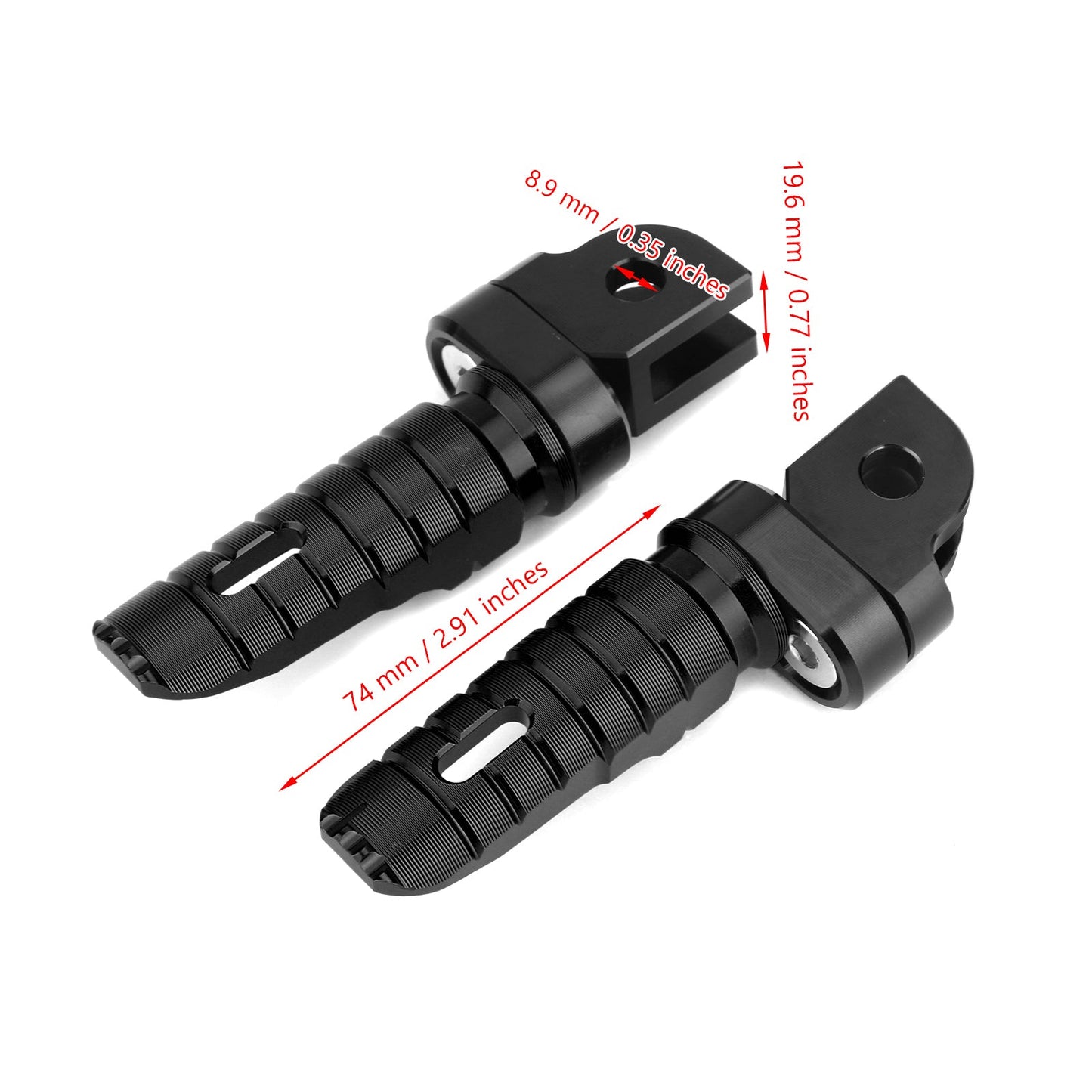 Front Footrests Foot Peg for YAMAHA FZ-07 FZ-09 FJ-09 FZ-10 XSR 700 900 FZ8