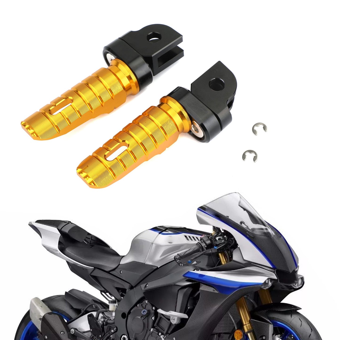 Front Footrests Foot Peg for YAMAHA FZ-07 FZ-09 FJ-09 FZ-10 XSR 700 900 FZ8