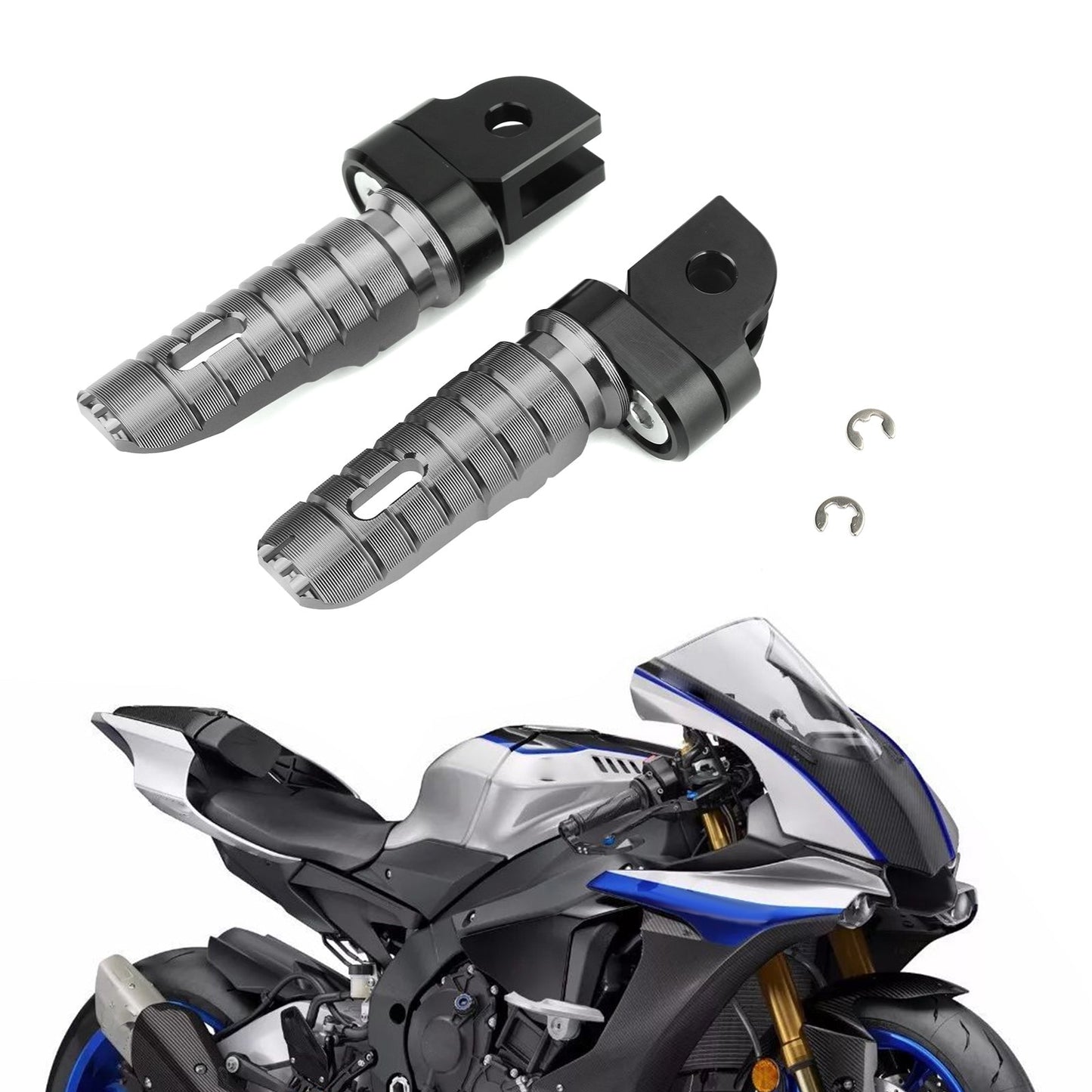 Front Footrests Foot Peg for YAMAHA FZ-07 FZ-09 FJ-09 FZ-10 XSR 700 900 FZ8