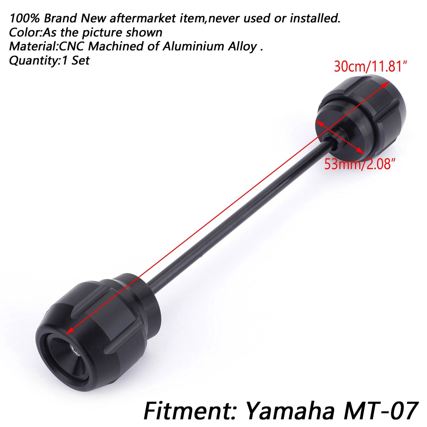 R&G front axle fork sliders crash protector For Yamaha MT-07 XSR700 2013-2017 Generic