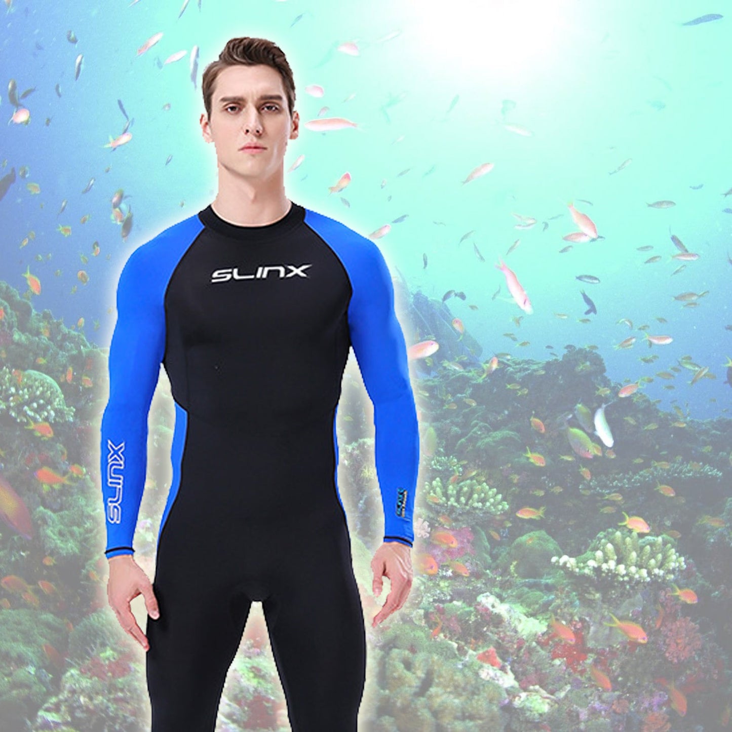 Ultra-thin WetSuit Full Body Super stretch Diving Suit Swim Surf Snorkeling