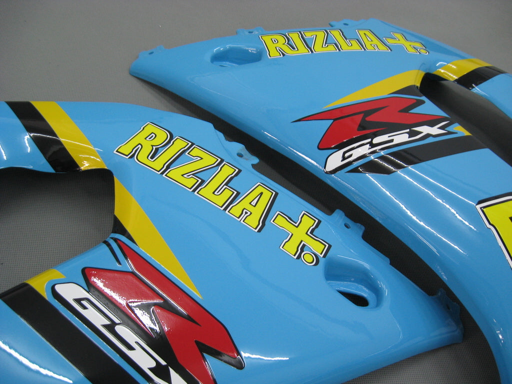 2000-2002 Suzuki GSXR 1000 Blue Black Rizla Racing Amotopart Fairings