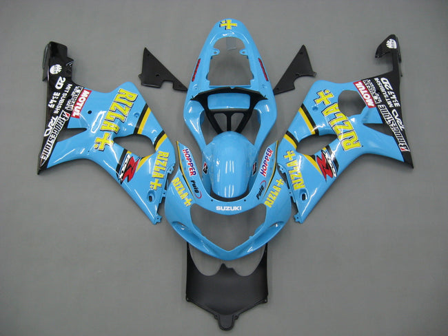 2000-2002 Suzuki GSXR 1000 Blue Black Rizla Racing Amotopart Fairings