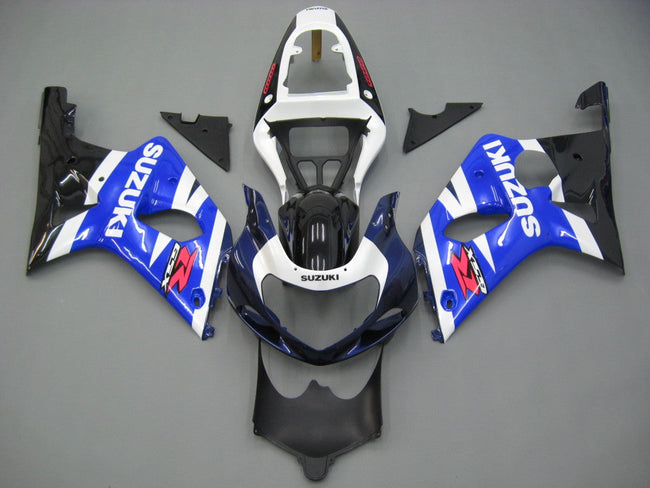 2000-2002 Suzuki GSXR 1000 Blue White Black GSXR Racing Amotopart Fairings