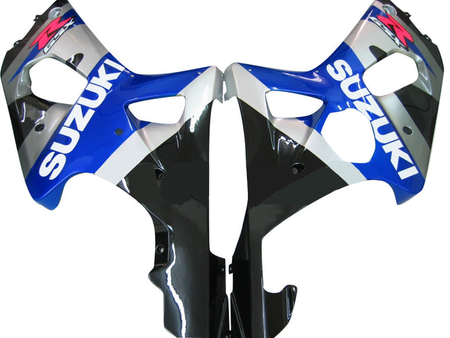 2000-2002 Suzuki GSXR 1000 Silver Blue Black GSXR Racing Amotopart Fairings