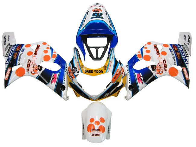 2000-2002 Suzuki GSXR 1000 Multi-Color pepephone Racing Amotopart Fairings