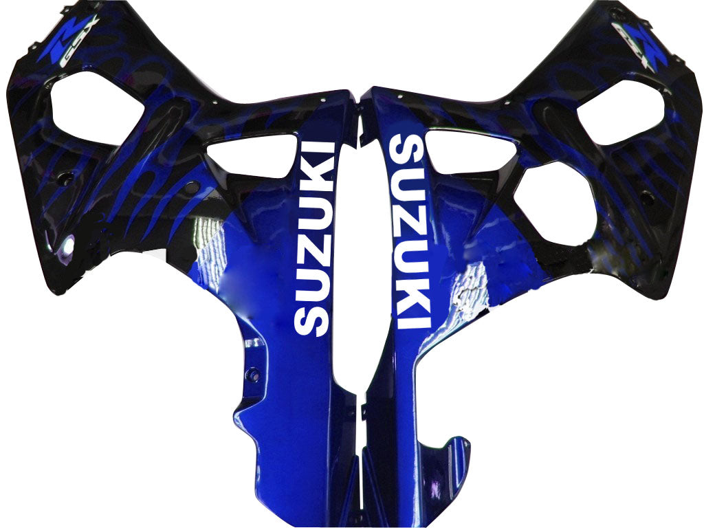 2000-2002 Suzuki GSXR 1000 Black & Blue Flame Racing Amotopart Fairings