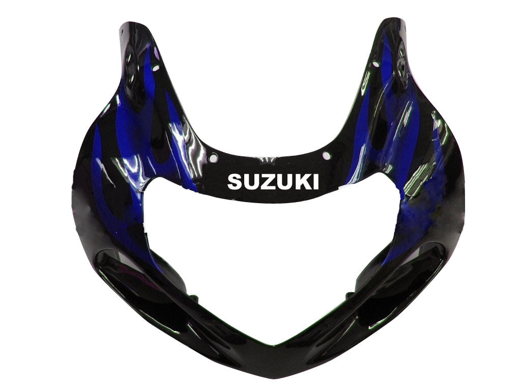 2000-2002 Suzuki GSXR 1000 Black & Blue Flame Racing Amotopart Fairings