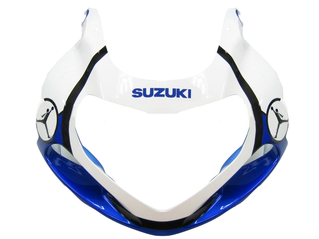 2000-2002 Suzuki GSXR 1000 White & Blue Jordan Racing Amotopart Fairings