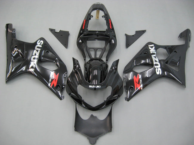 2000-2002 Suzuki GSXR1000 Amotopart Fairing Black Kit