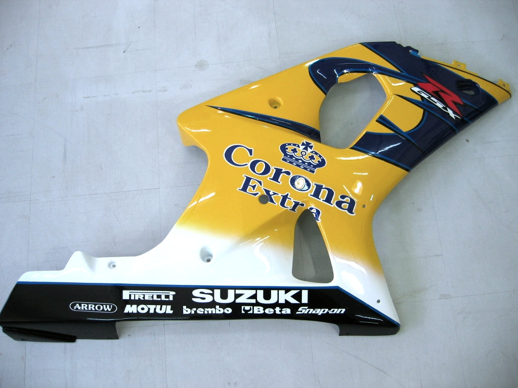 2000-2002 Suzuki GSXR 1000 Yellow & Blue Corona GSXR Racing Amotopart Fairings